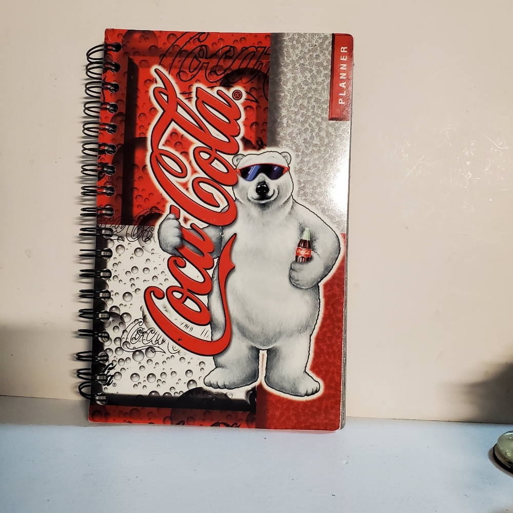 Vintage Coca Cola 1997 - 2000 Collectible Notebooks and Planner